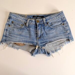 Y2k Marc Jacobs mini low-waist denim shorts